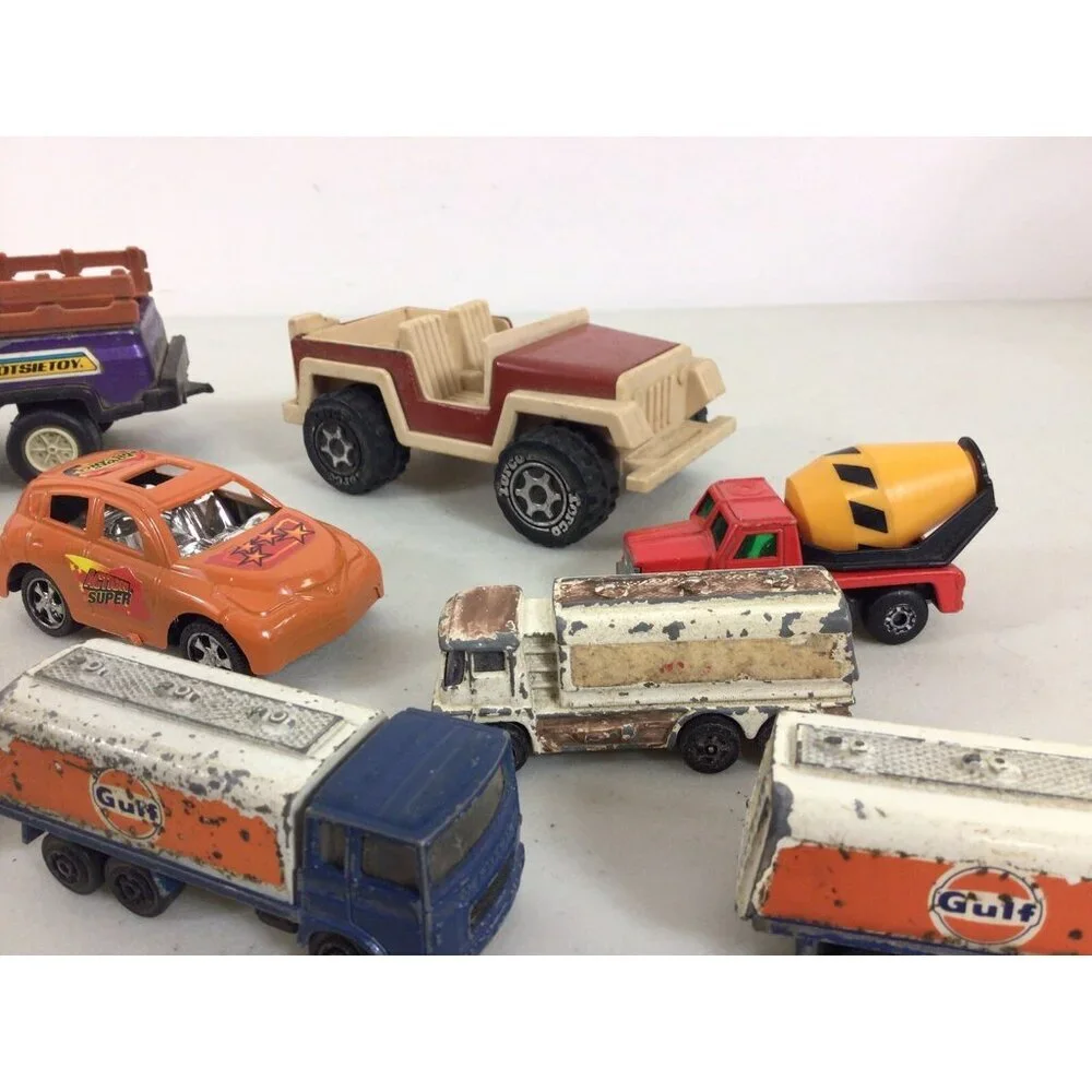 Vintage Matchbox Cars Tootsie Toy Variety Lot as Shown